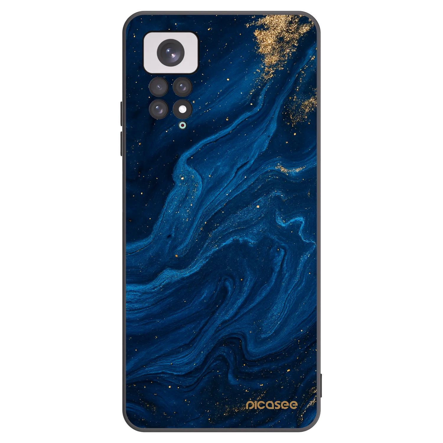 Picasee Μαύρη θήκη σιλικόνης για Xiaomi Redmi Note 11 - Blue