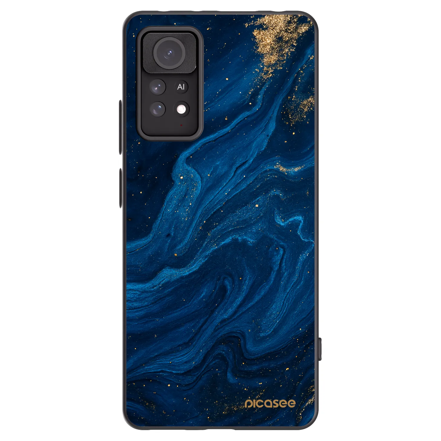 Picasee Μαύρη θήκη σιλικόνης για Xiaomi Redmi Note 11 Pro - Blue
