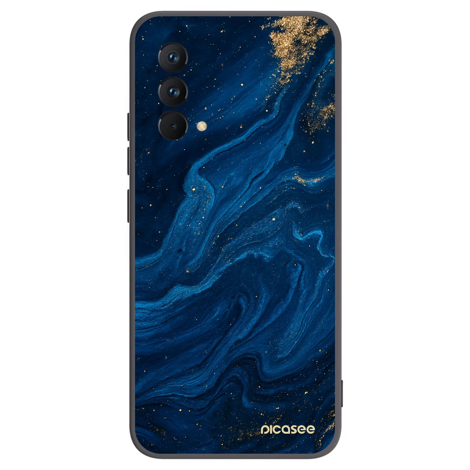 Picasee Μαύρη θήκη σιλικόνης για Realme GT Master Edition 5G - Blue