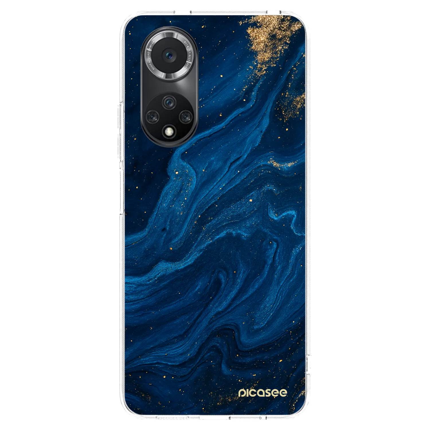 Picasee διαφανής θήκη σιλικόνης Huawei Nova 9 SE - Blue