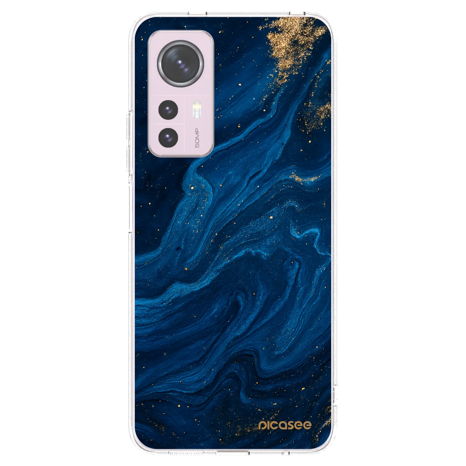 Picasee διαφανής θήκη σιλικόνης Xiaomi 12 - Blue