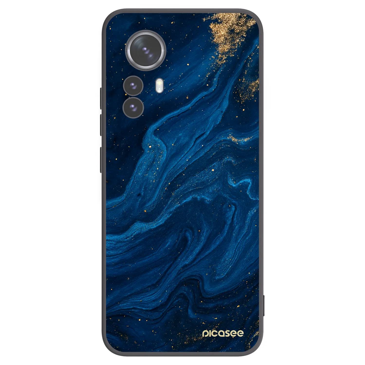 Picasee Μαύρη θήκη σιλικόνης για Xiaomi 12 Pro - Blue