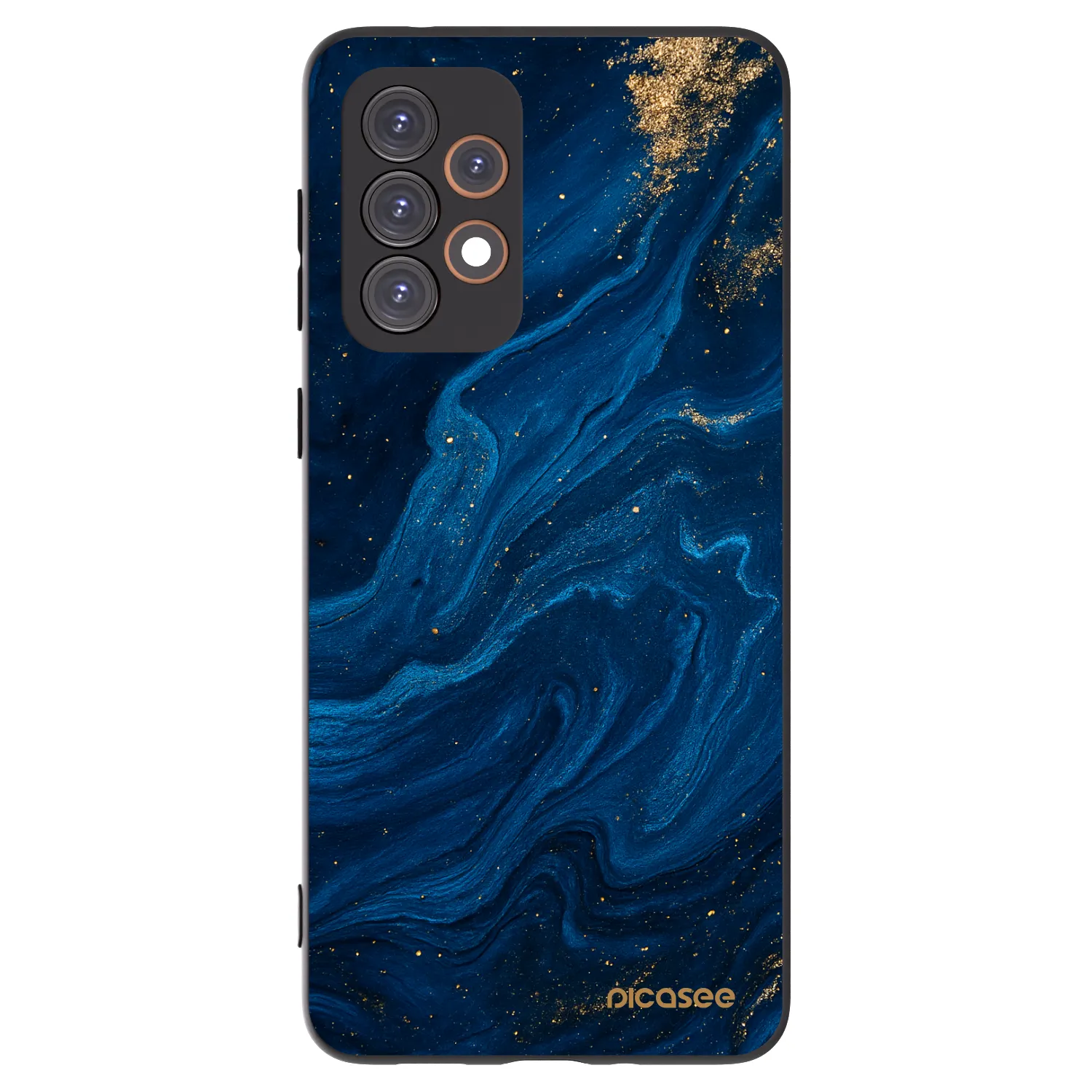 Picasee Μαύρη θήκη σιλικόνης για Samsung Galaxy A33 5G A336 - Blue