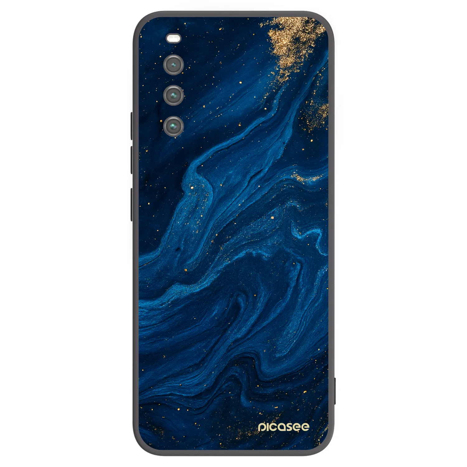 Picasee Μαύρη θήκη σιλικόνης για Sony Xperia 10 IV 5G - Blue