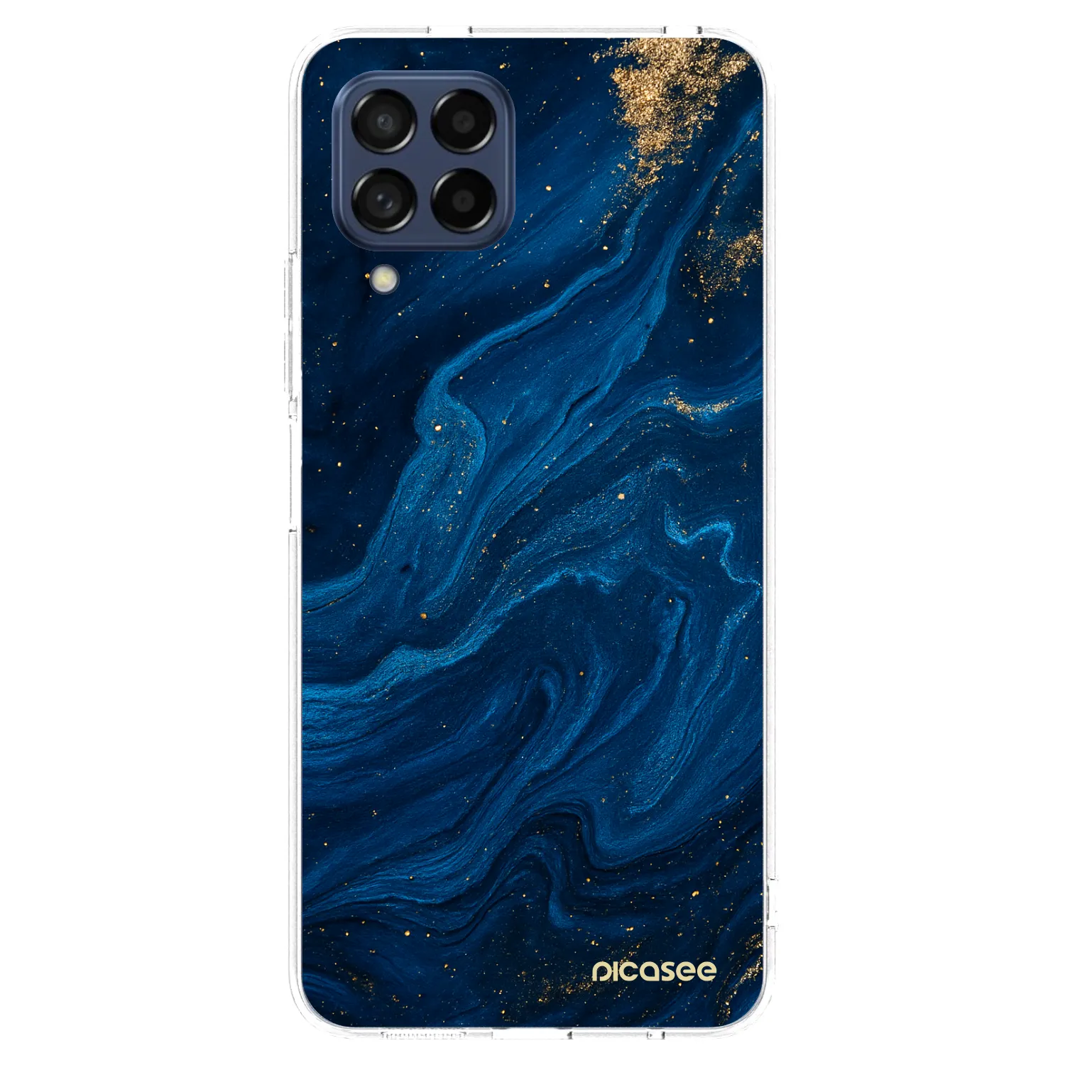 Picasee διαφανής θήκη σιλικόνης Samsung Galaxy M53 5G - Blue