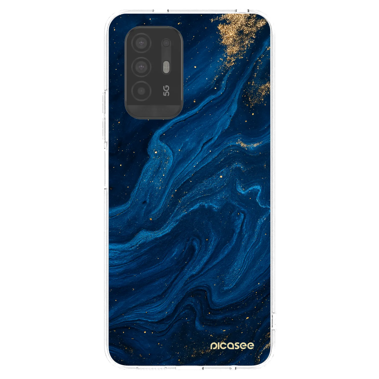 Picasee διαφανής θήκη σιλικόνης OPPO A94 5G - Blue
