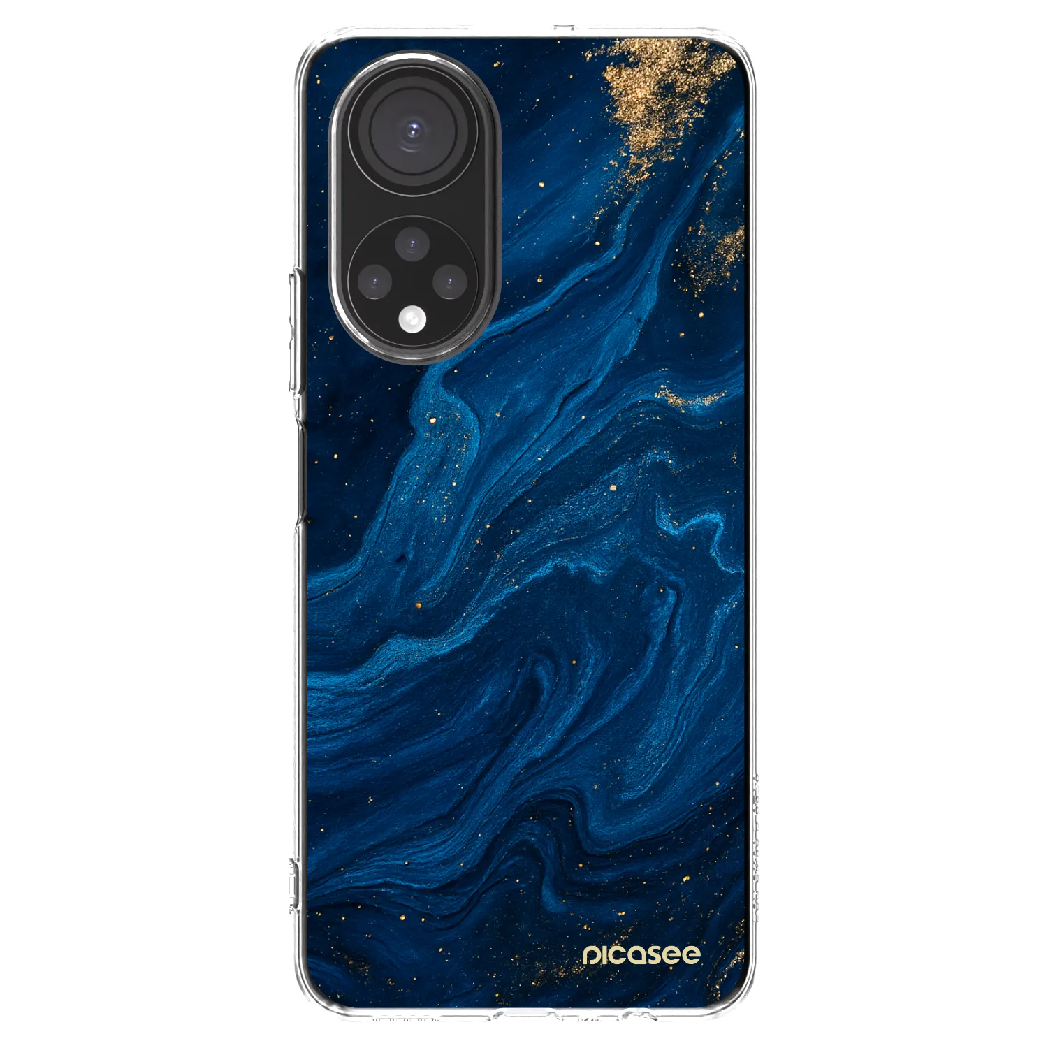Picasee διαφανής θήκη σιλικόνης Honor X7 - Blue