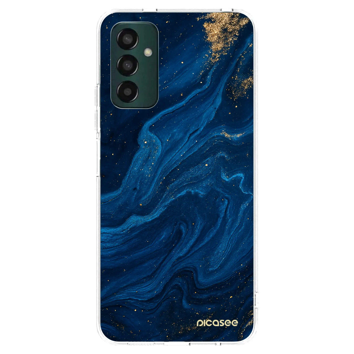 Picasee διαφανής θήκη σιλικόνης Samsung Galaxy M23 5G - Blue