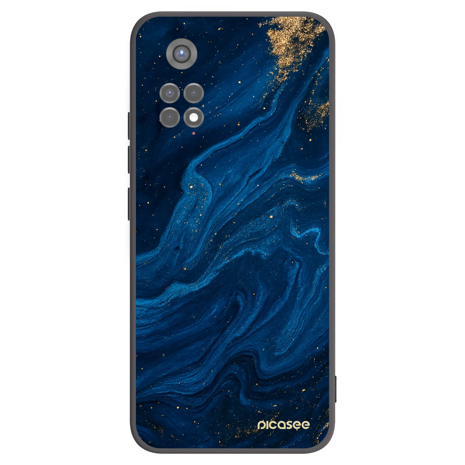 Picasee Μαύρη θήκη σιλικόνης για Xiaomi Redmi Note 11S 5G - Blue