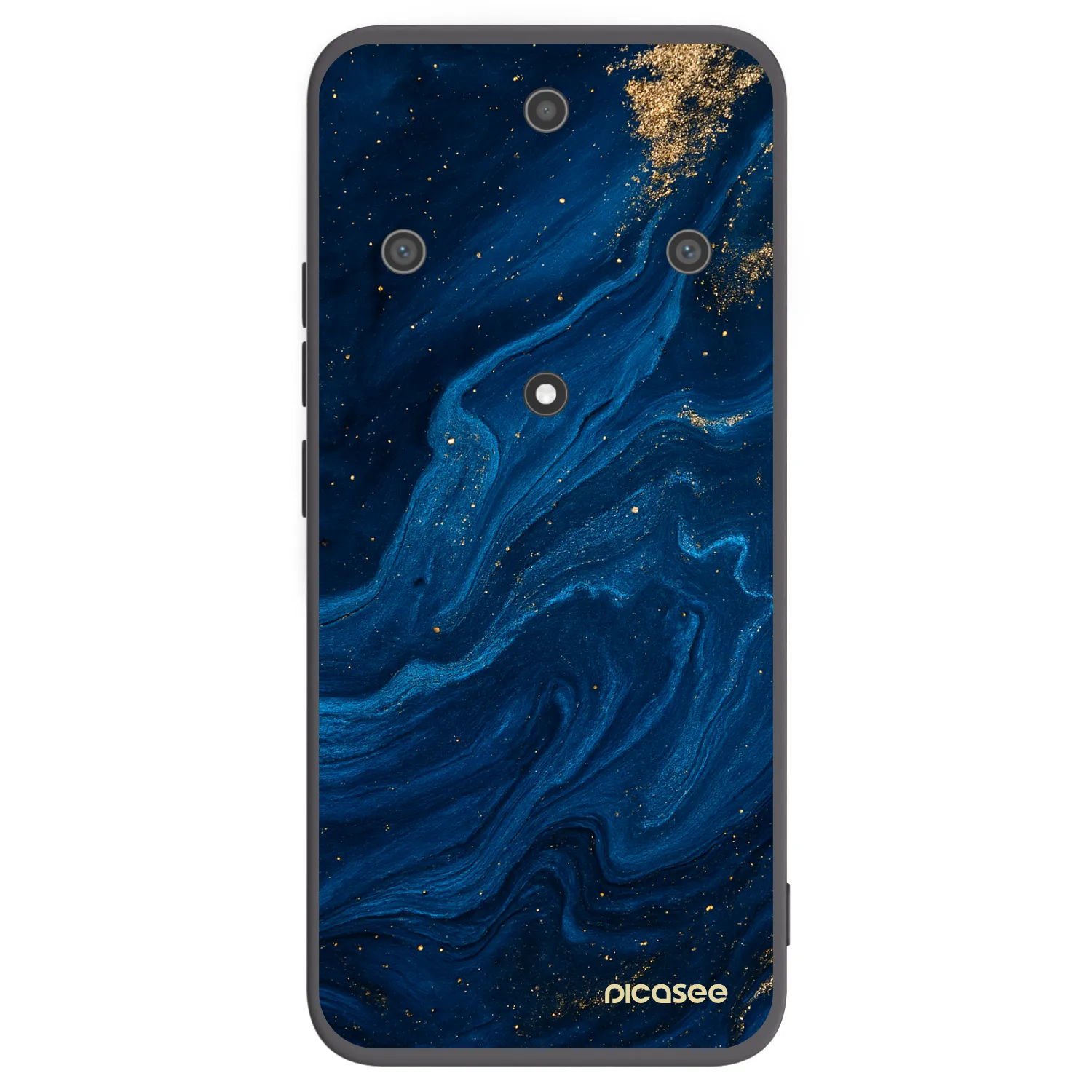 Picasee Μαύρη θήκη σιλικόνης για Honor Magic5 Lite 5G - Blue