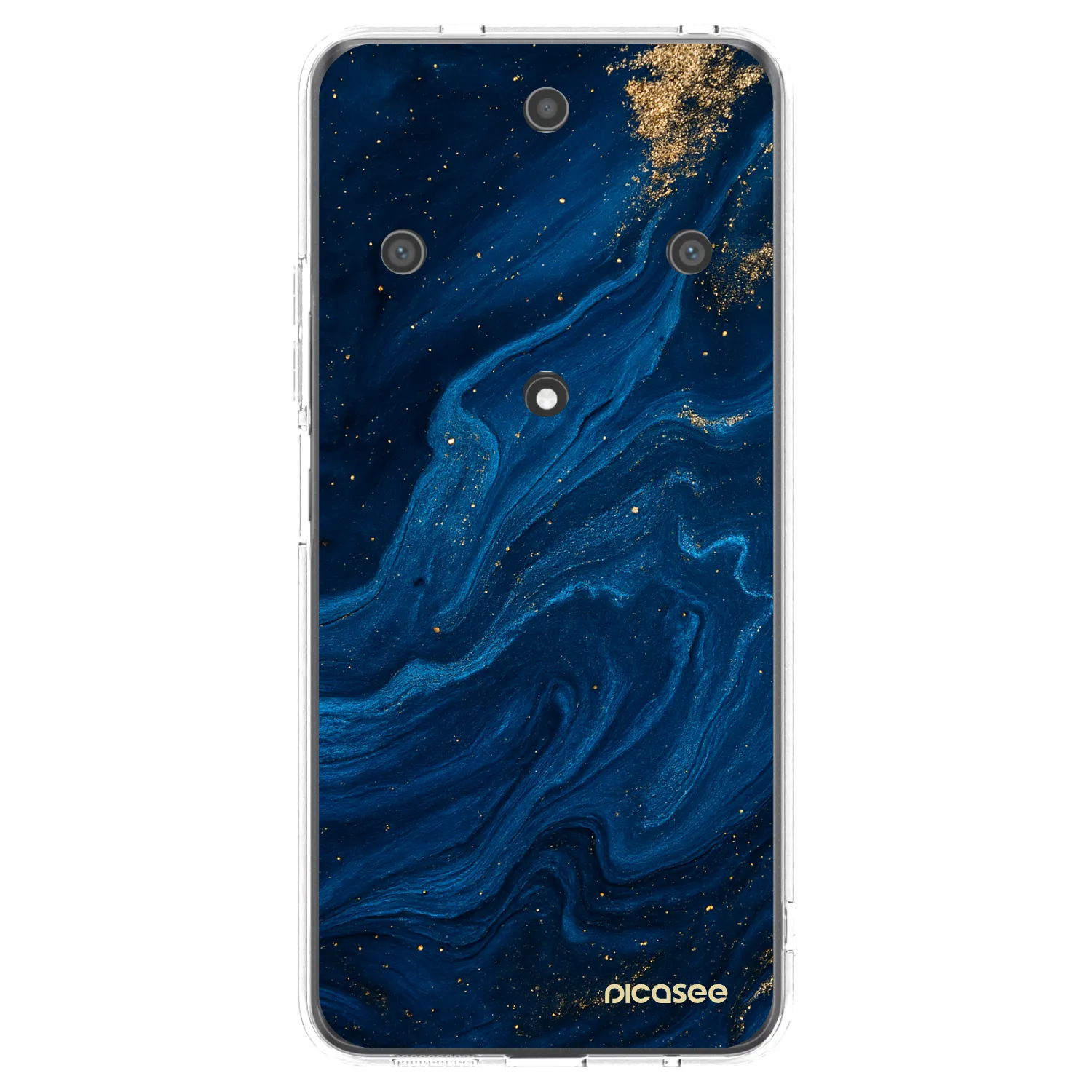 Picasee διαφανής θήκη σιλικόνης Honor Magic5 Lite 5G - Blue