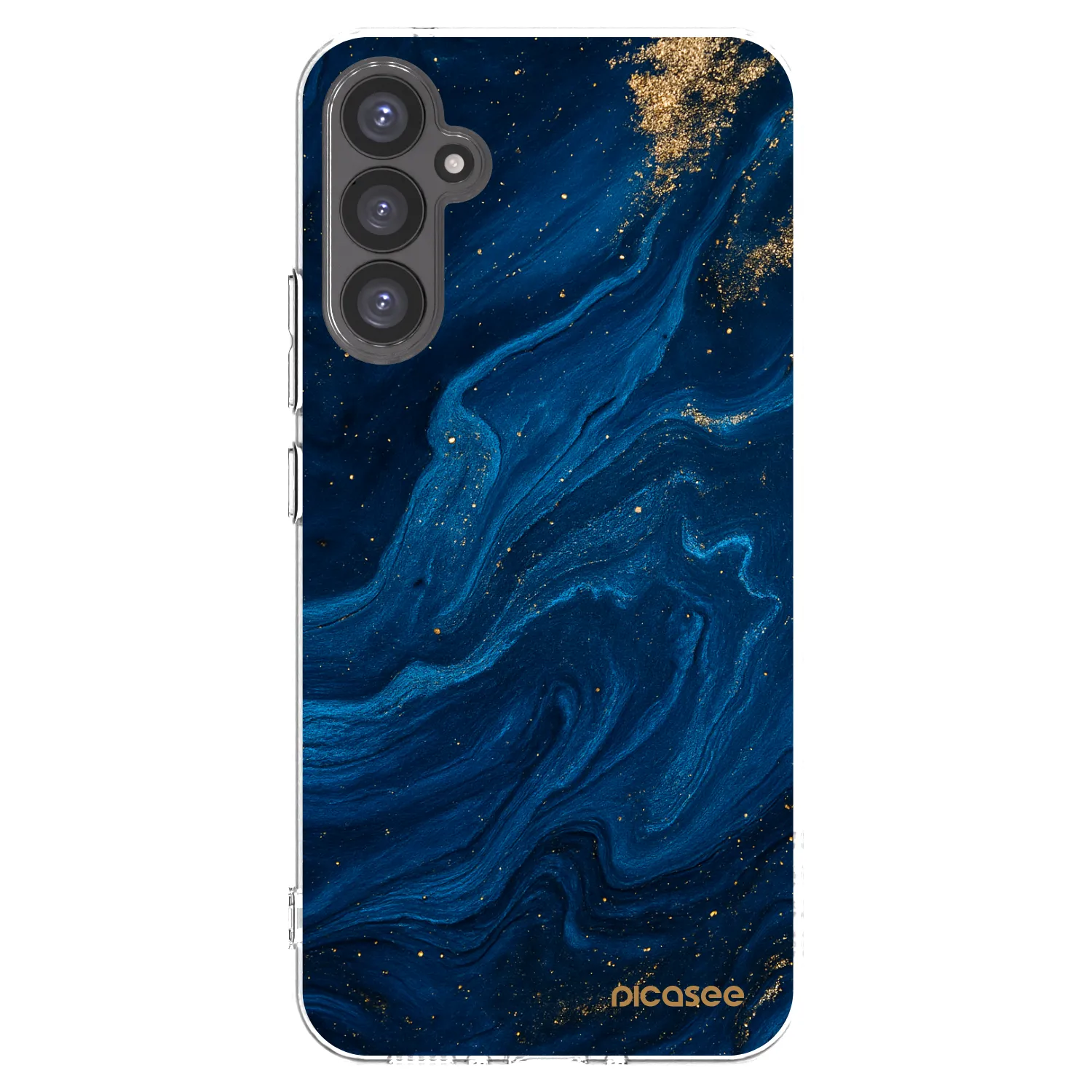 Picasee διαφανής θήκη σιλικόνης Samsung Galaxy A34 5G A346B - Blue