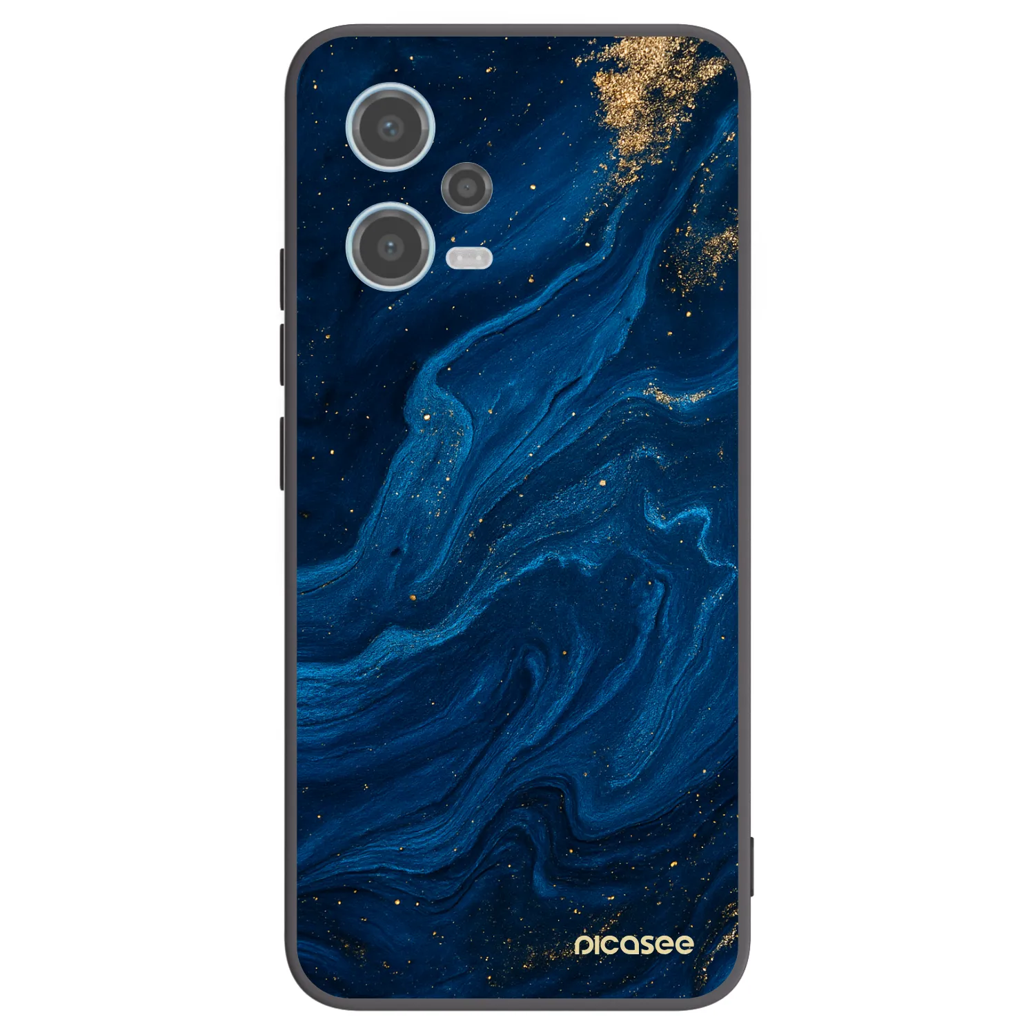 Picasee Μαύρη θήκη σιλικόνης για Xiaomi Redmi Note 12 5G - Blue