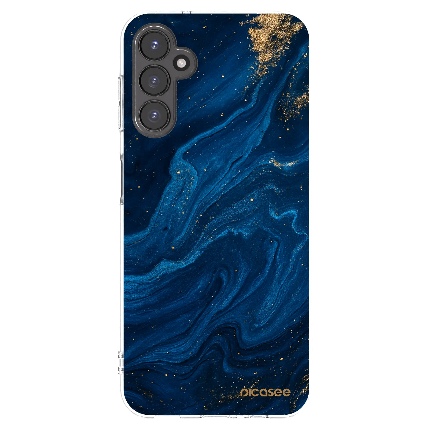 Picasee διαφανής θήκη σιλικόνης Samsung Galaxy A14 4G A145R - Blue