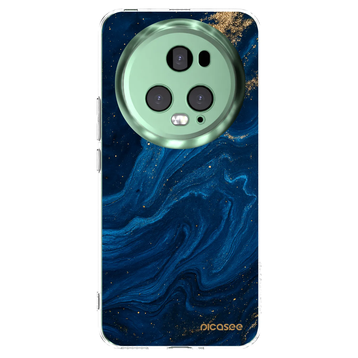 Picasee διαφανής θήκη σιλικόνης Honor Magic5 Pro - Blue