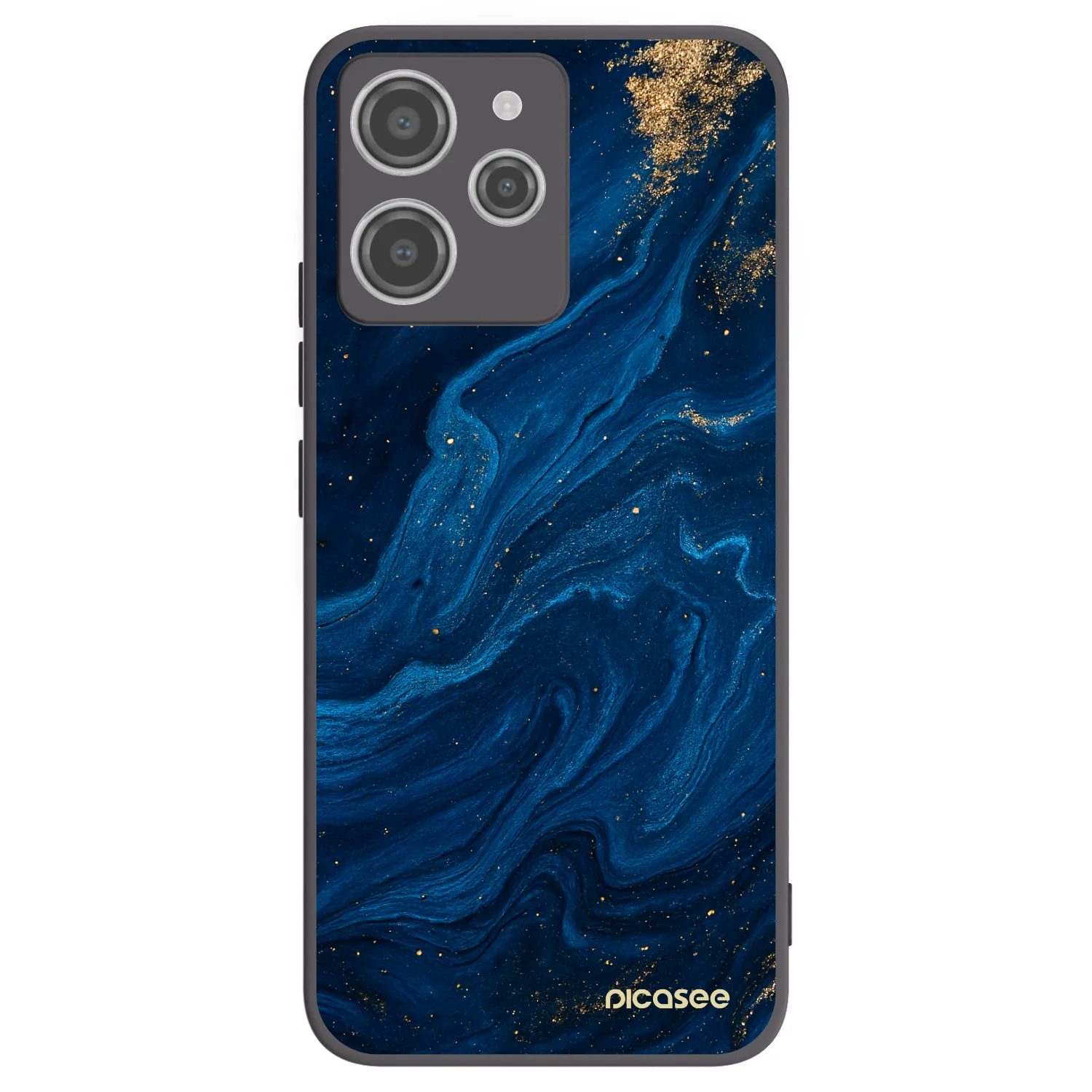 Picasee Μαύρη θήκη σιλικόνης για Xiaomi Redmi 12 4G - Blue