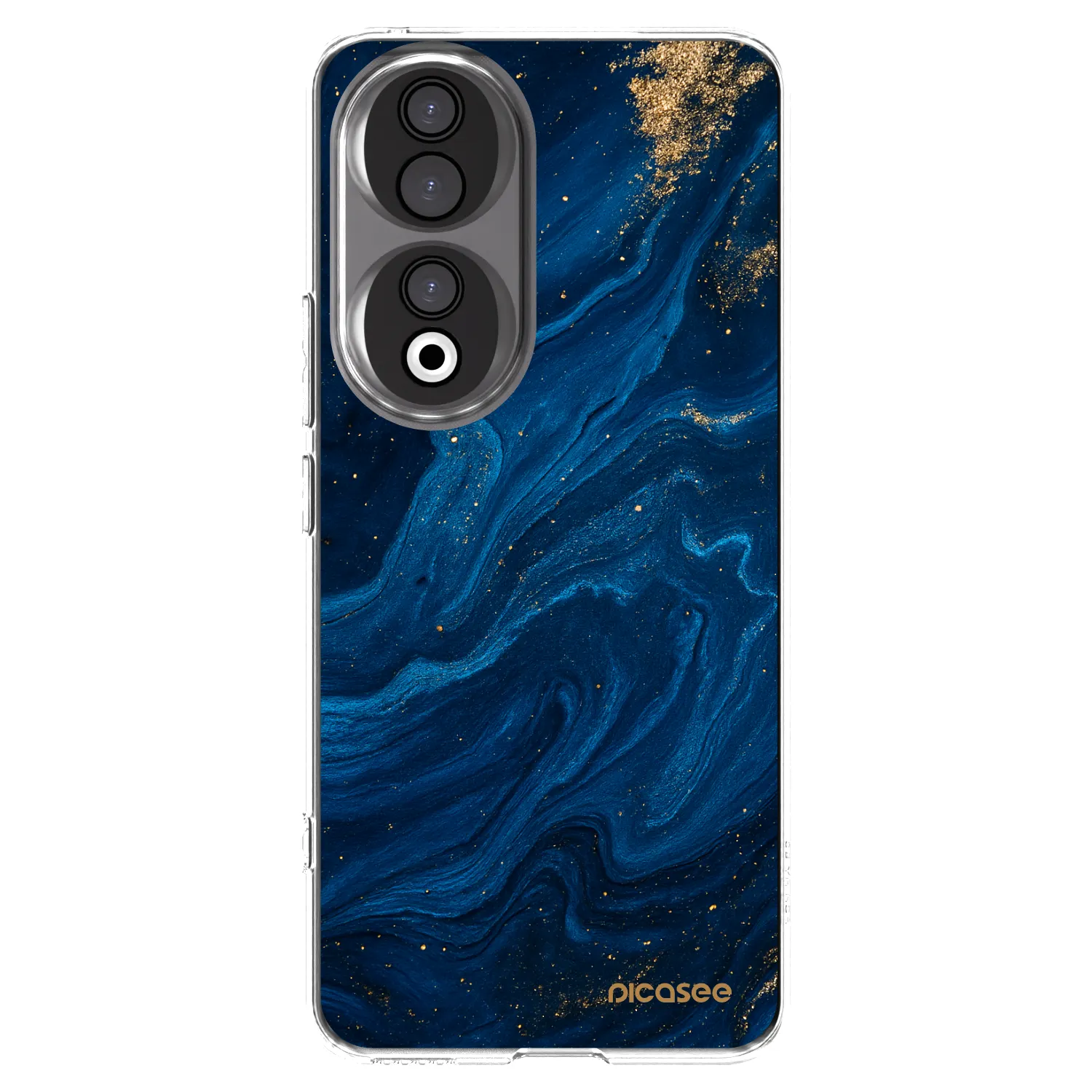 Picasee διαφανής θήκη σιλικόνης Honor 90 5G - Blue