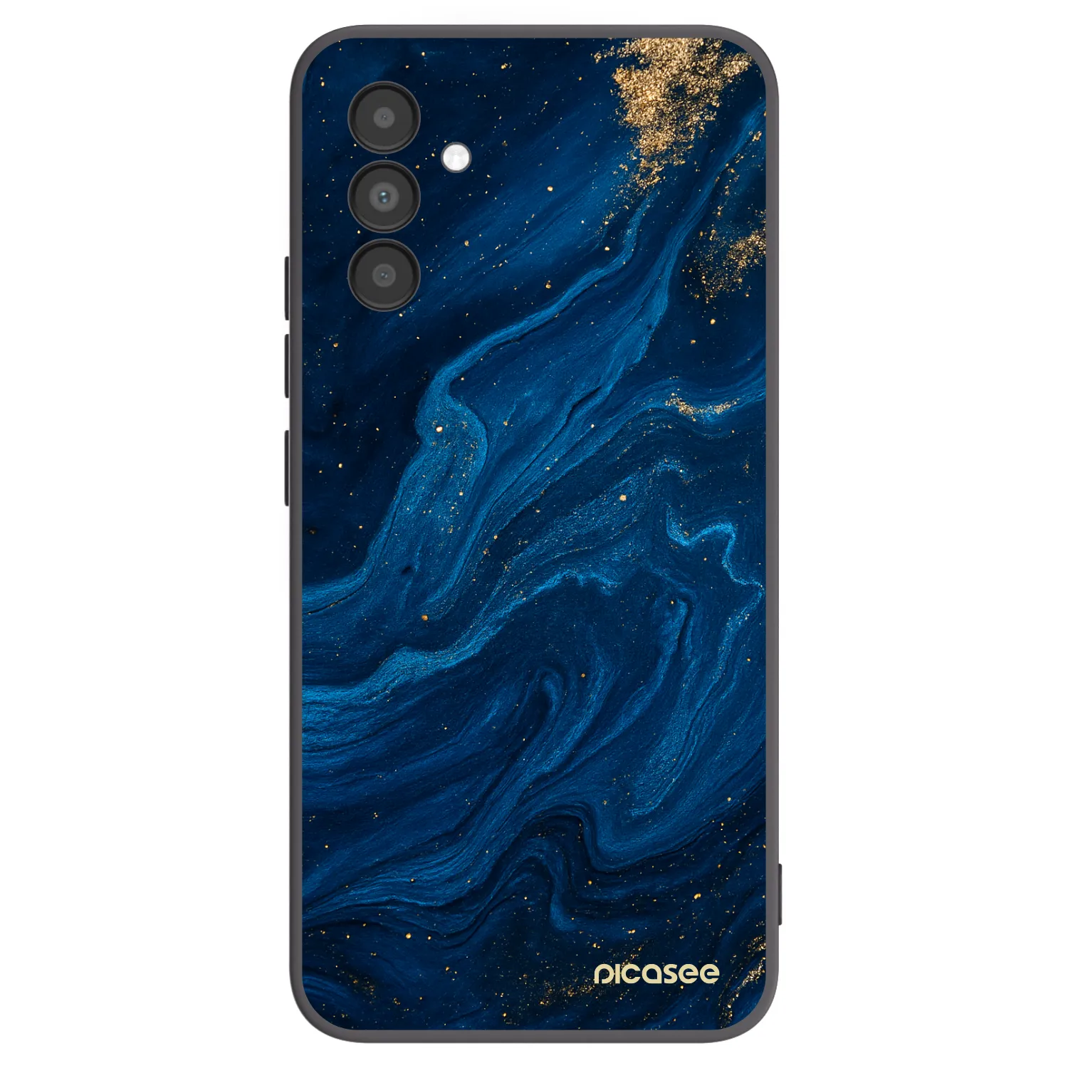 Picasee Μαύρη θήκη σιλικόνης για Samsung Galaxy A04s A047F - Blue