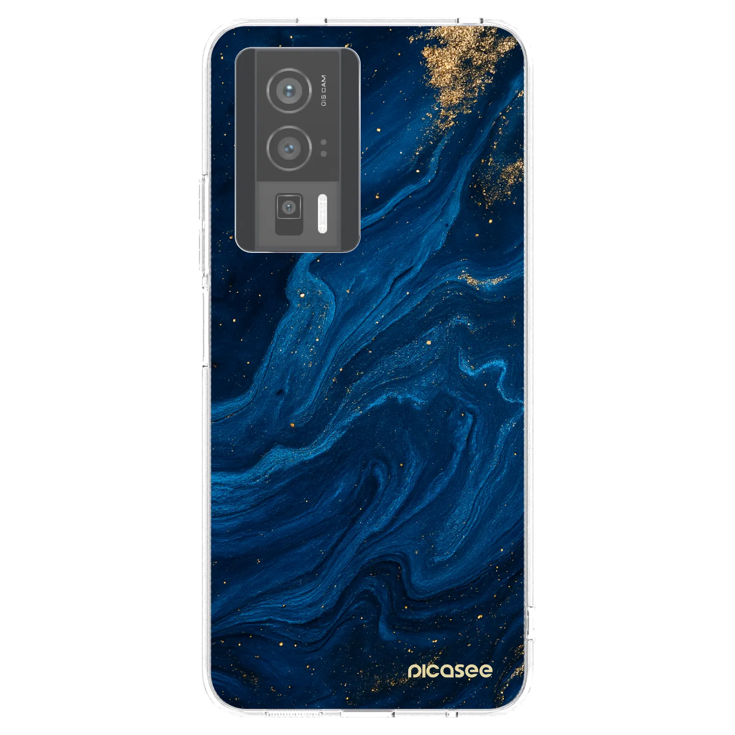 Picasee διαφανής θήκη σιλικόνης Xiaomi Poco F5 Pro 5G - Blue