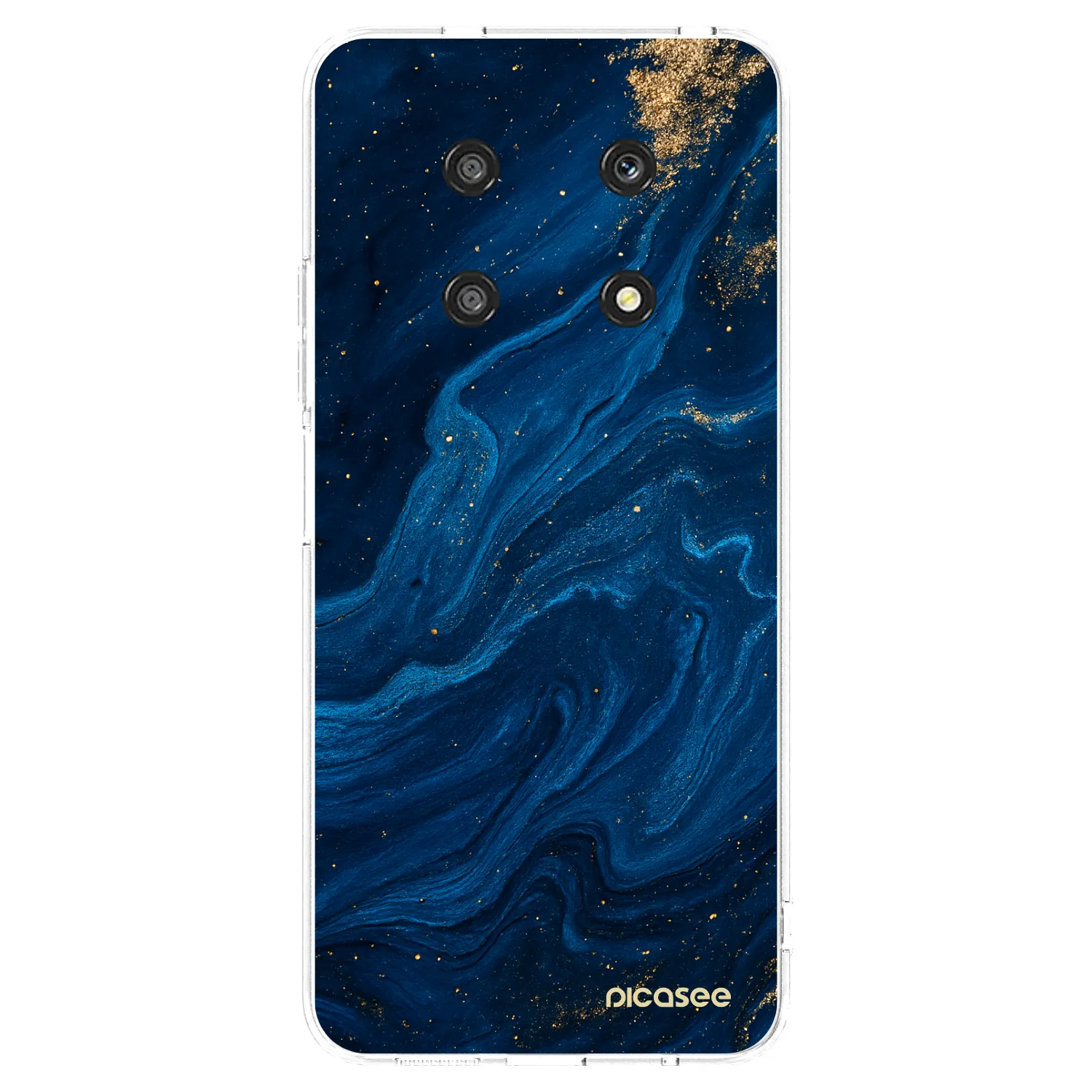 Picasee διαφανής θήκη σιλικόνης Honor Magic4 Lite 5G - Blue