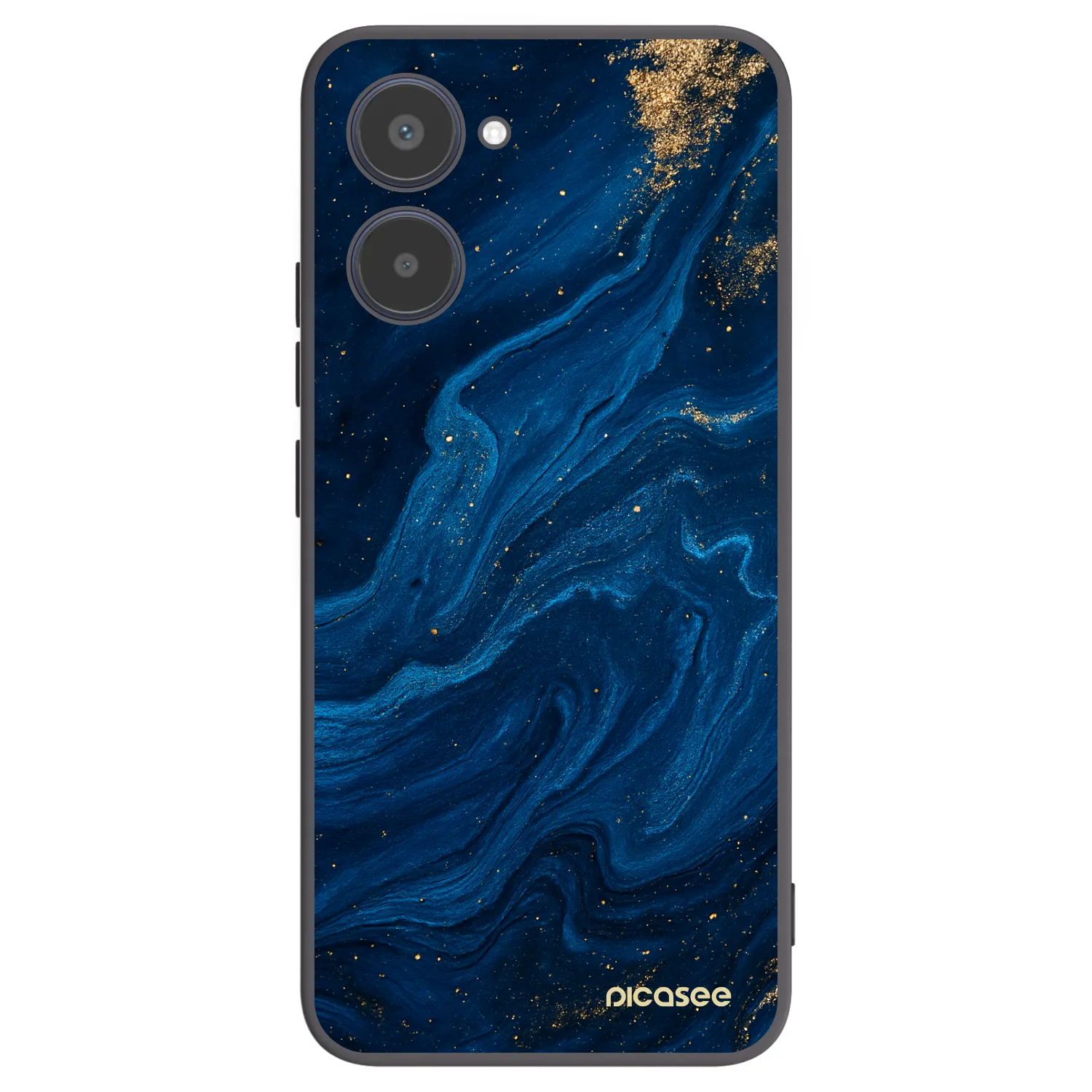 Picasee Μαύρη θήκη σιλικόνης για Realme 10 4G - Blue