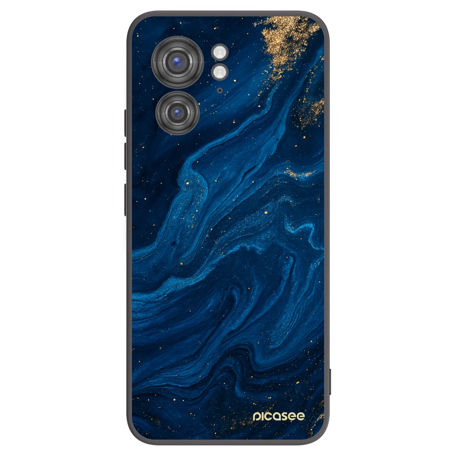 Picasee Μαύρη θήκη σιλικόνης για Motorola Edge 40 - Blue