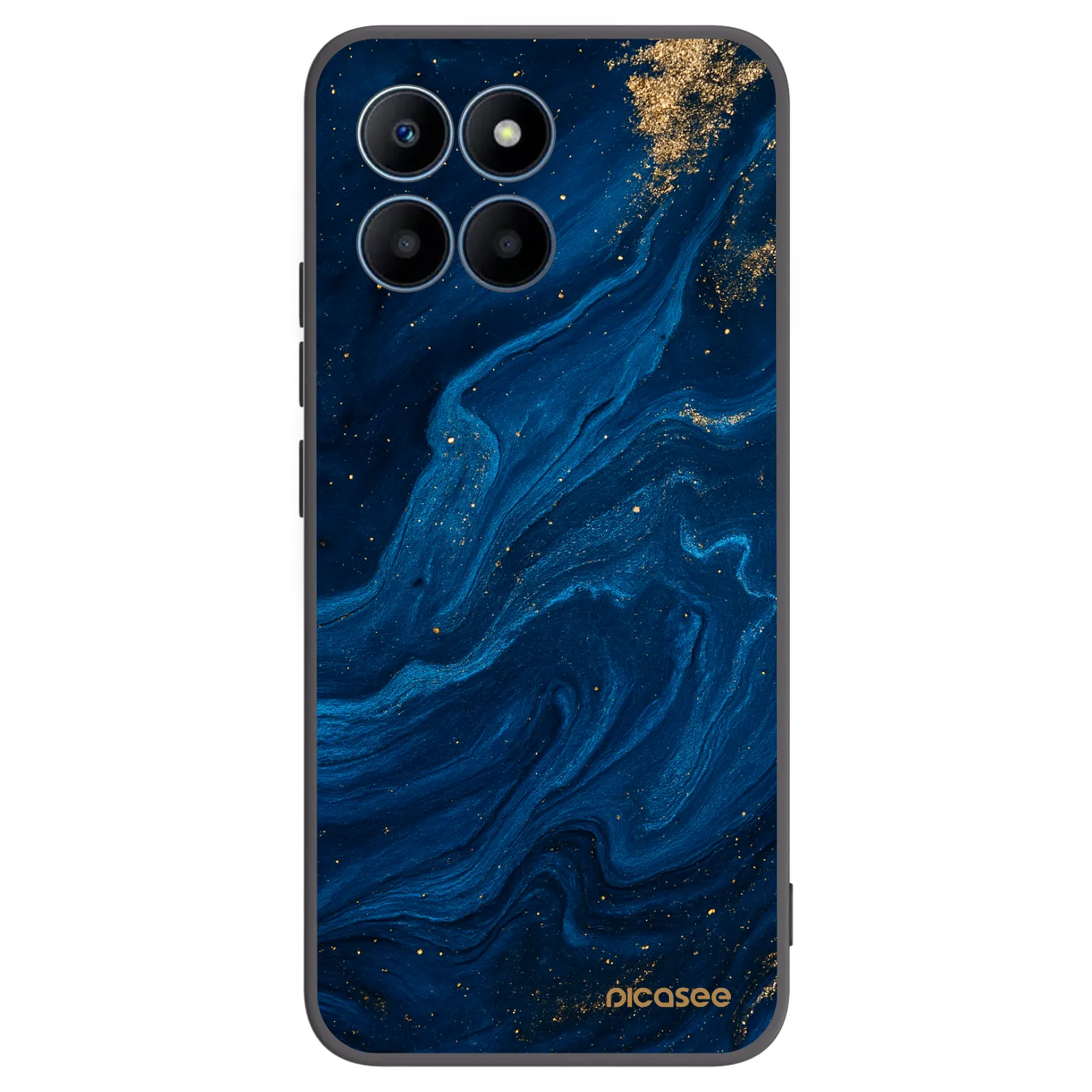 Picasee Μαύρη θήκη σιλικόνης για Honor 70 Lite - Blue