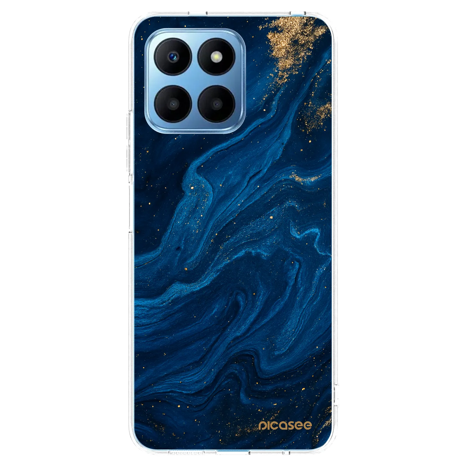 Picasee διαφανής θήκη σιλικόνης Honor 70 Lite - Blue