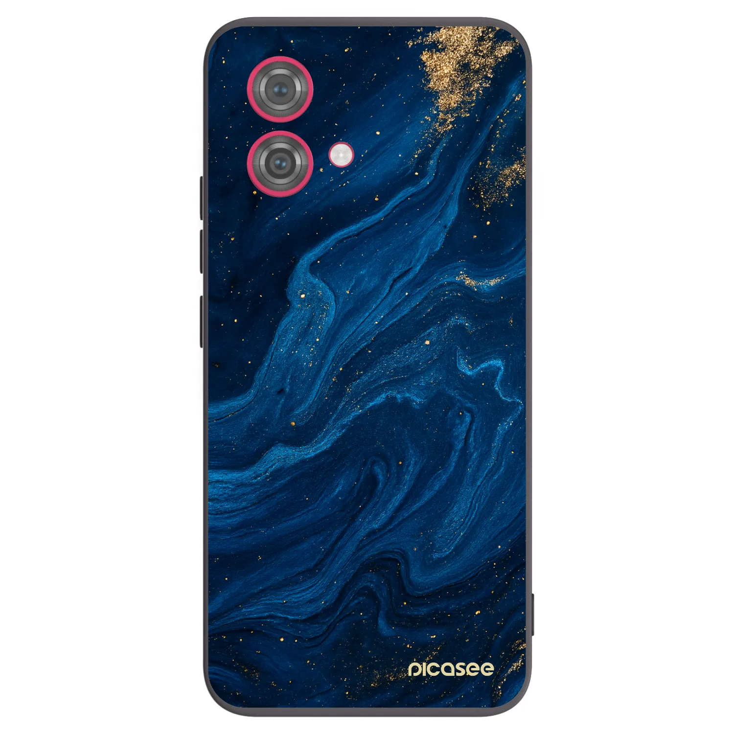 Picasee Μαύρη θήκη σιλικόνης για Motorola Moto G84 5G - Blue