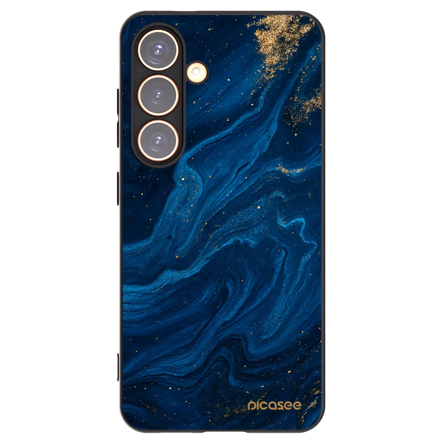 Picasee Μαύρη θήκη σιλικόνης για Samsung Galaxy S24 S921B 5G - Blue