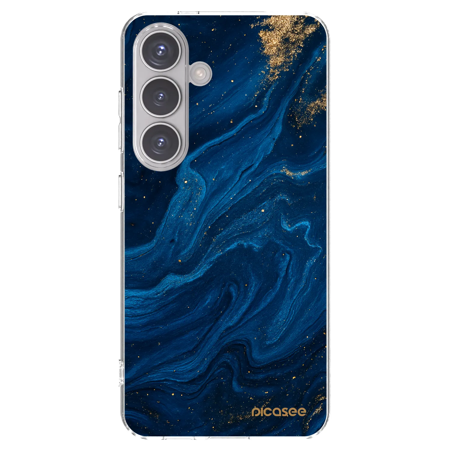 Picasee διαφανής θήκη σιλικόνης Samsung Galaxy S24 S921B 5G - Blue
