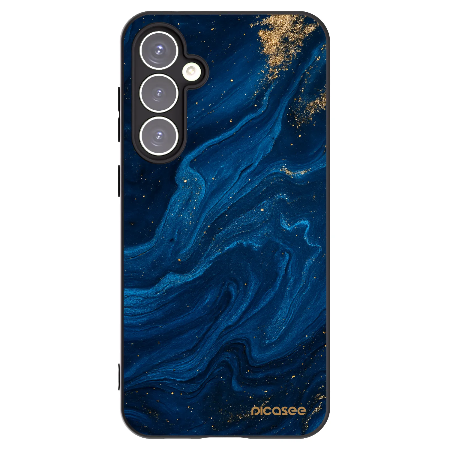Picasee Μαύρη θήκη σιλικόνης για Samsung Galaxy S23 FE S711B - Blue