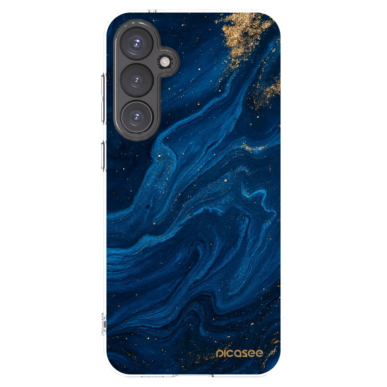Picasee διαφανής θήκη σιλικόνης Samsung Galaxy S23 FE S711B - Blue