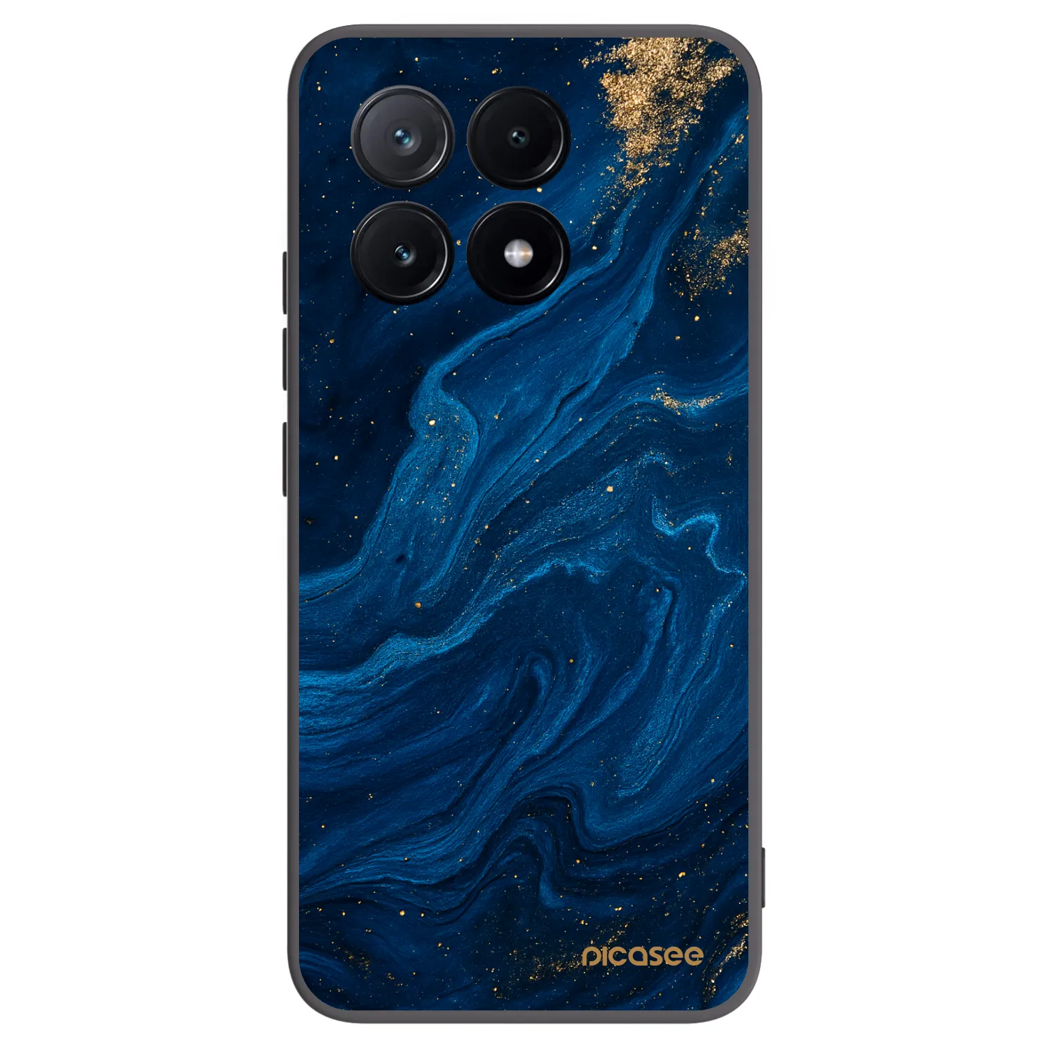 Picasee Μαύρη θήκη σιλικόνης για Xiaomi Poco X6 Pro - Blue
