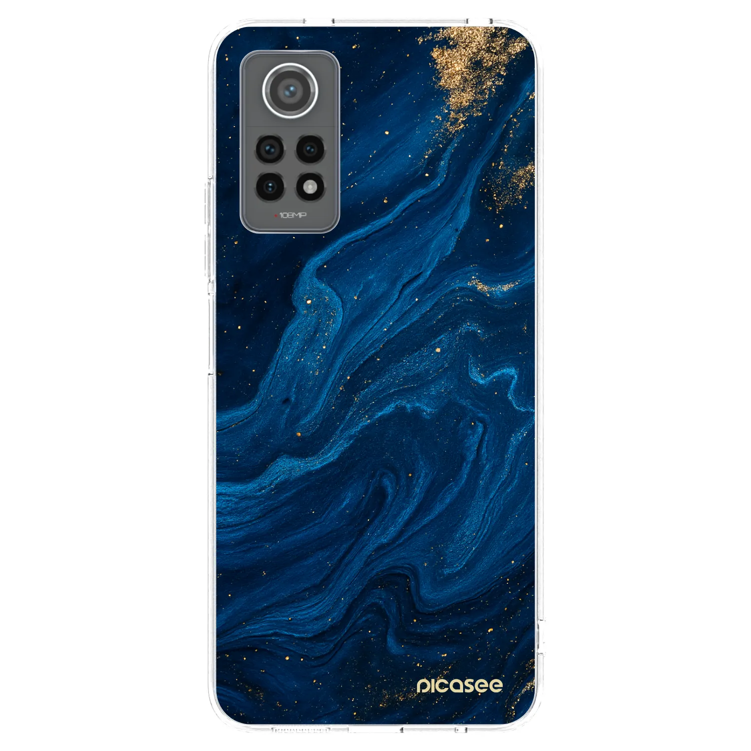 Picasee διαφανής θήκη σιλικόνης Xiaomi Redmi Note 12 Pro 4G - Blue