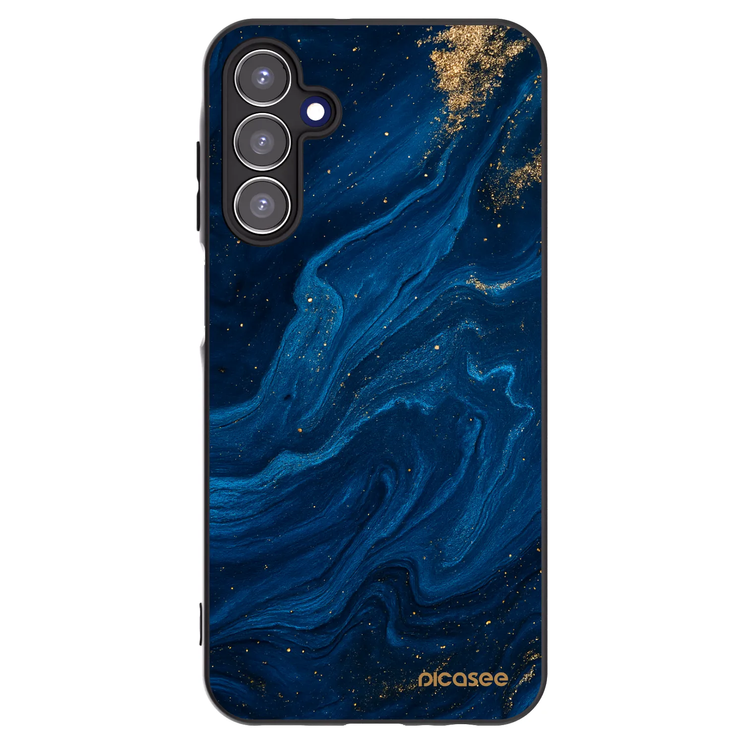 Picasee Μαύρη θήκη σιλικόνης για Samsung Galaxy A15 A155F 4G - Blue