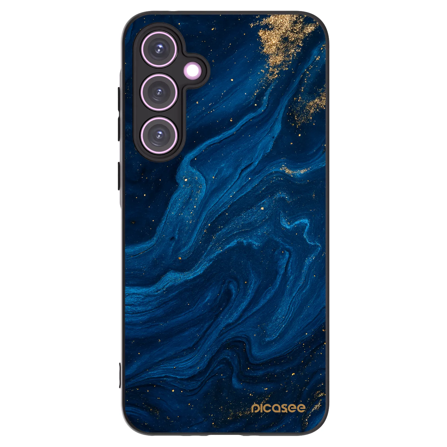 Picasee Μαύρη θήκη σιλικόνης για Samsung Galaxy A35 5G A356B - Blue