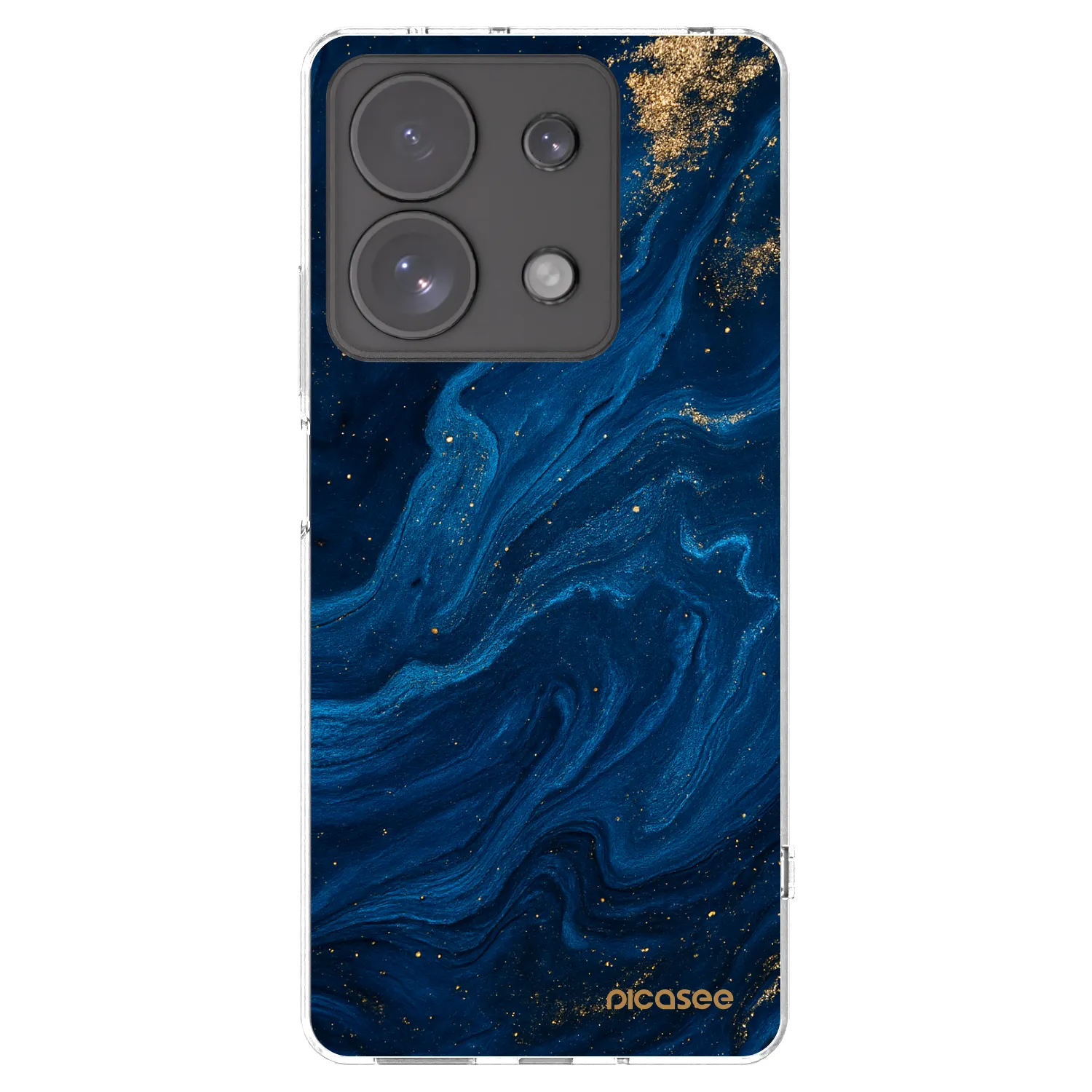 Picasee διαφανής θήκη σιλικόνης Xiaomi Redmi Note 13 Pro 4G - Blue