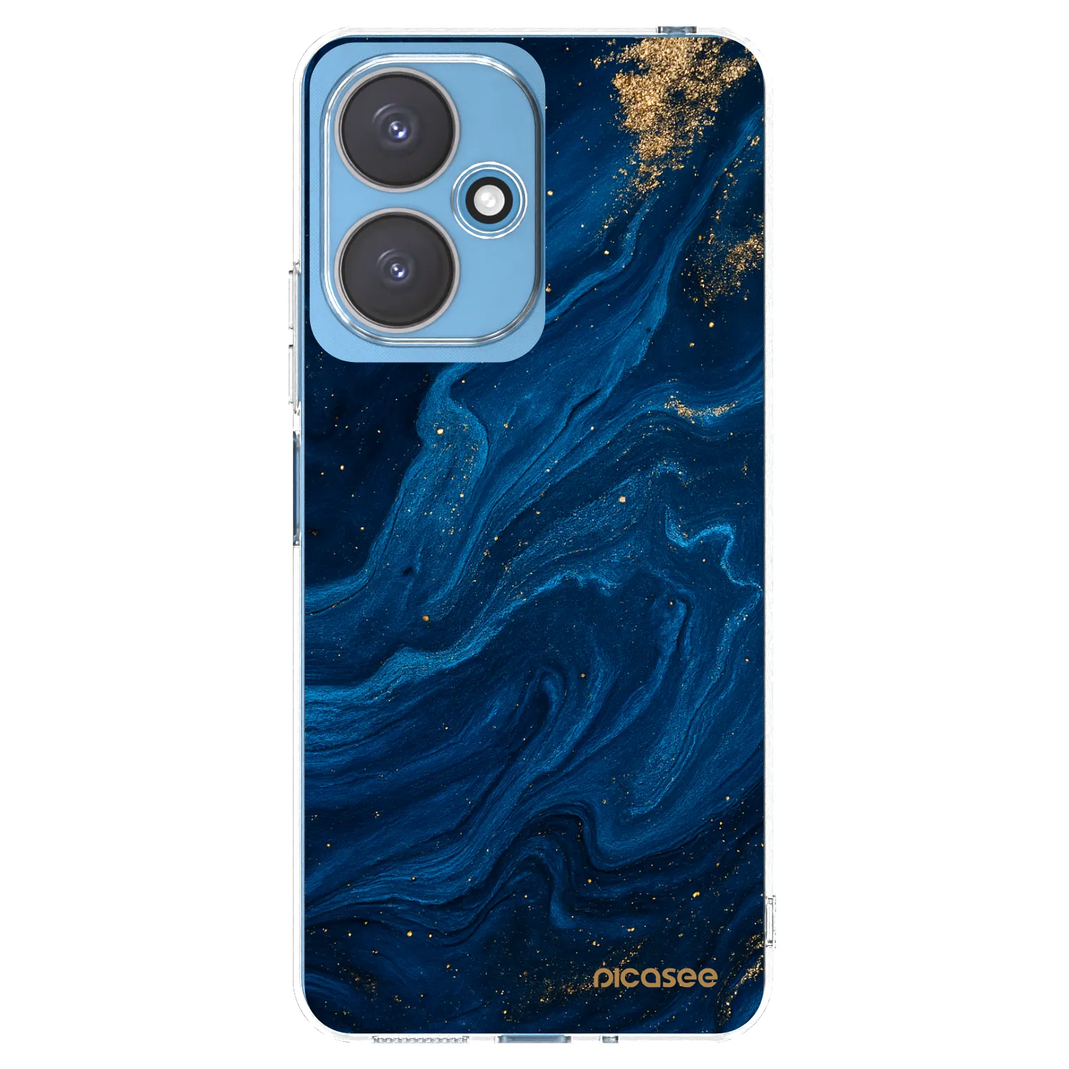 Picasee διαφανής θήκη σιλικόνης Xiaomi Redmi 13C 5G - Blue