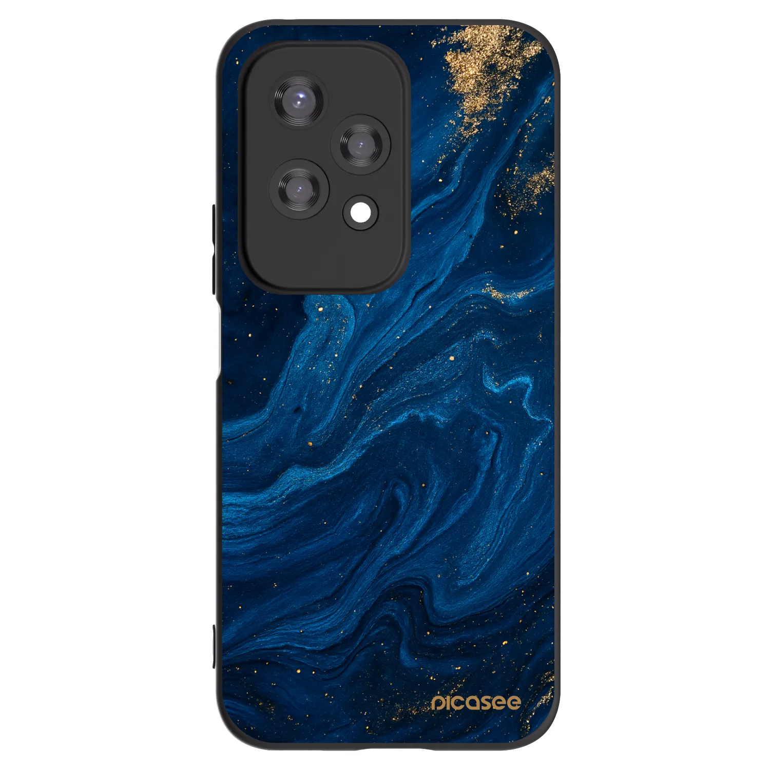 Picasee Μαύρη θήκη σιλικόνης για Honor 200 Lite - Blue