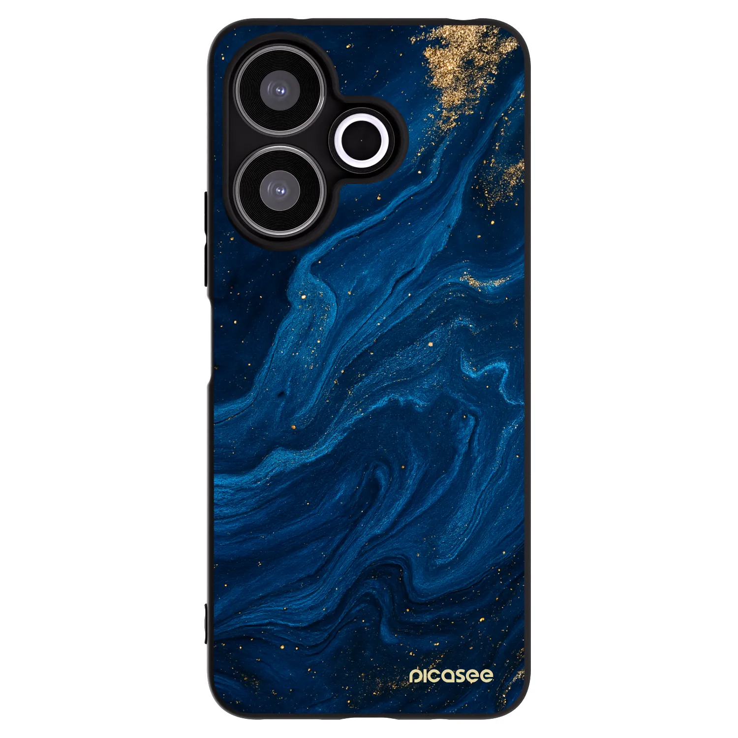 Picasee Μαύρη θήκη σιλικόνης για Xiaomi Redmi 13 4G - Blue