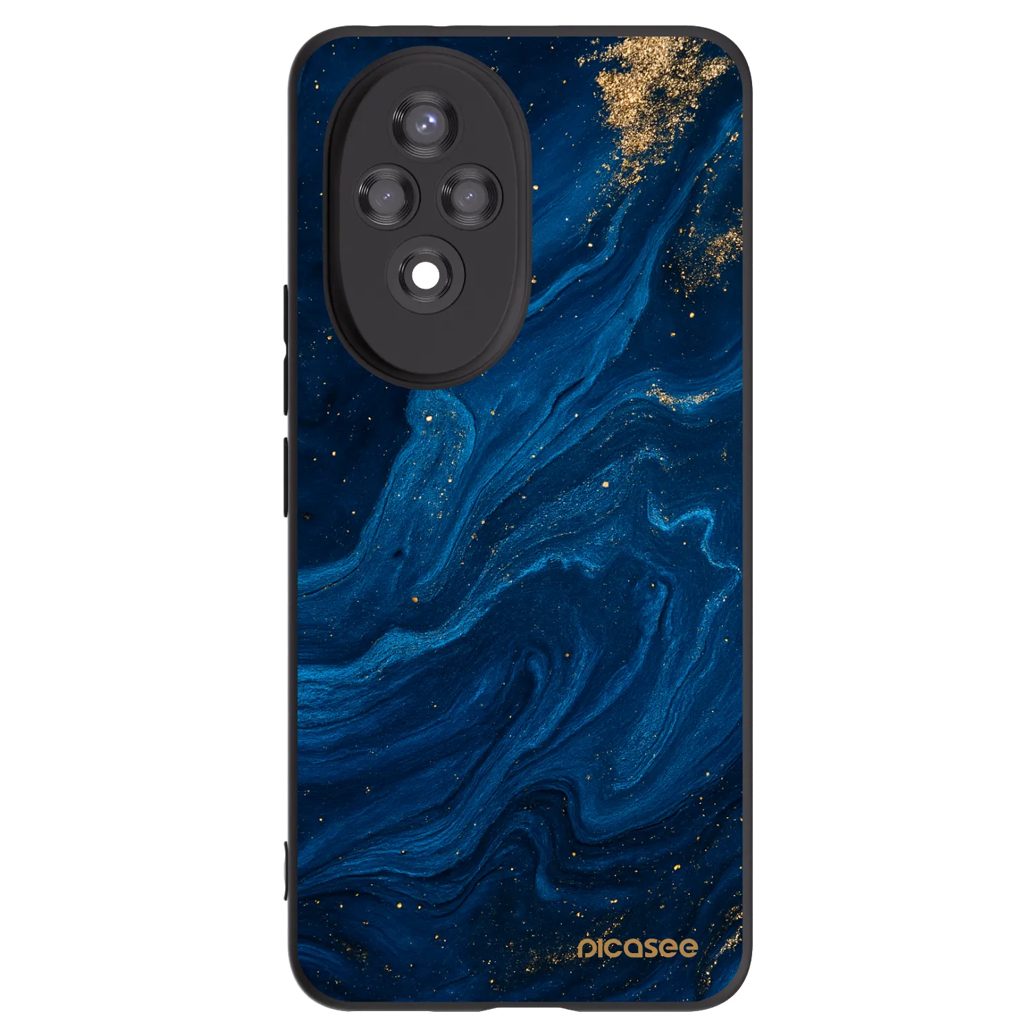 Picasee Μαύρη θήκη σιλικόνης για Honor 200 Pro 5G - Blue