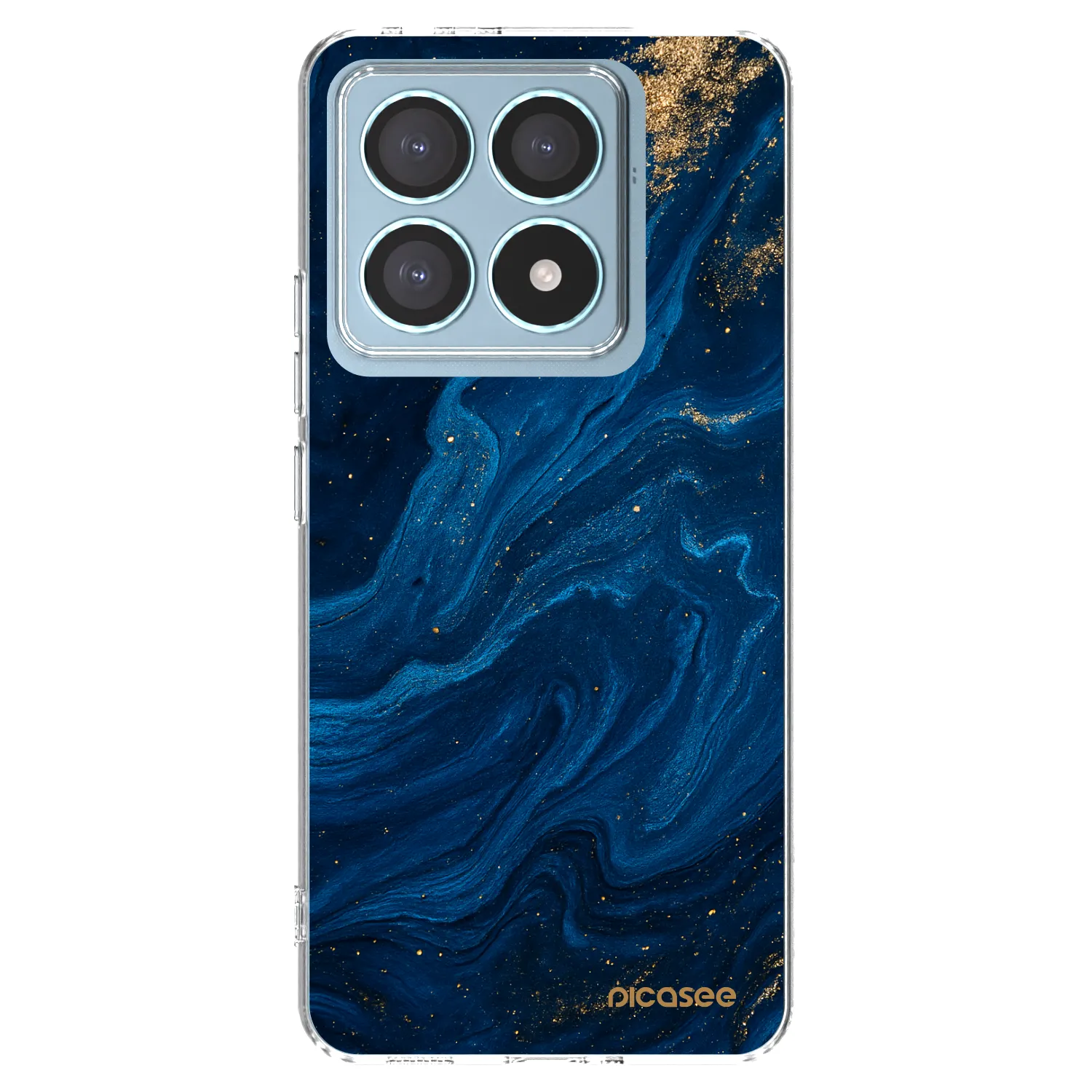 Picasee διαφανής θήκη σιλικόνης Xiaomi 14T Pro - Blue