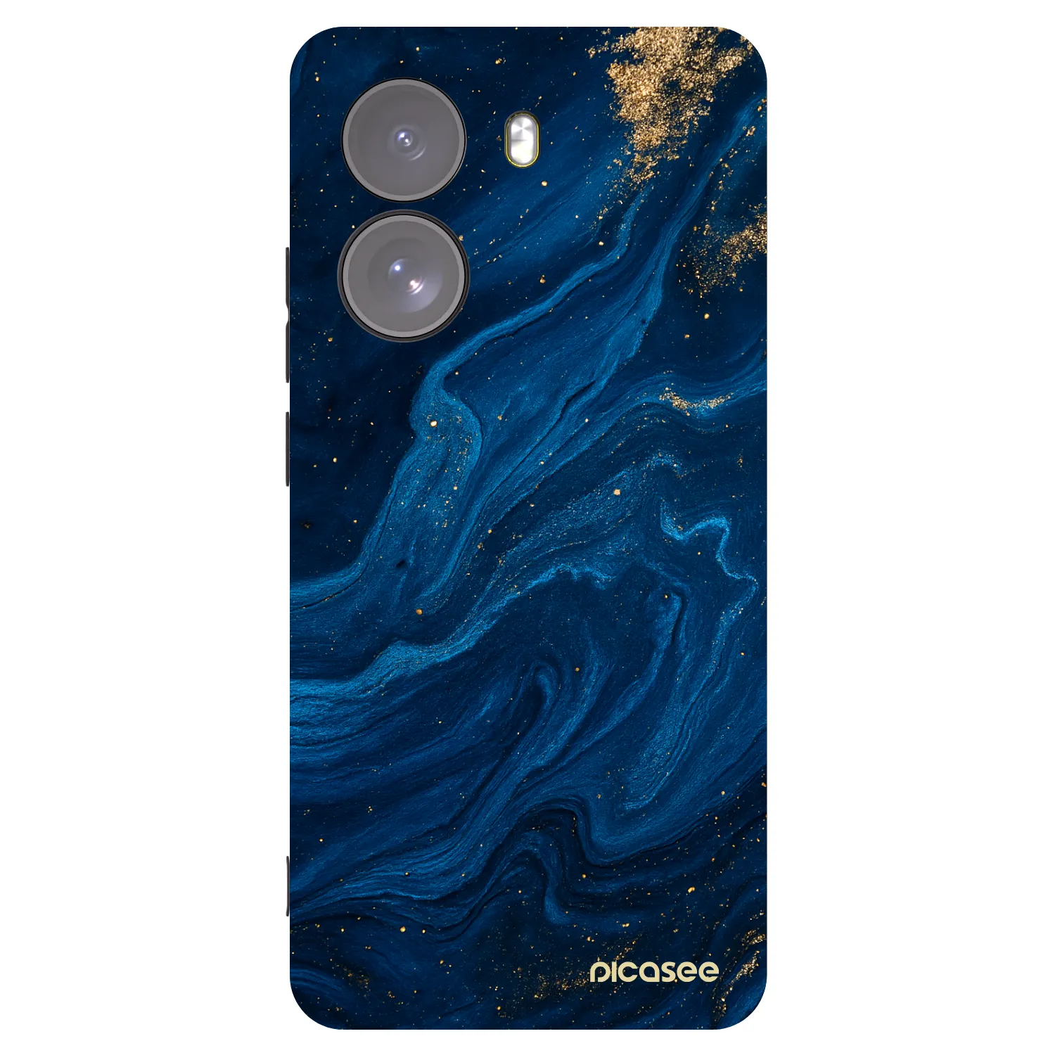 Picasee Μαύρη θήκη σιλικόνης για Xiaomi Poco X7 - Blue