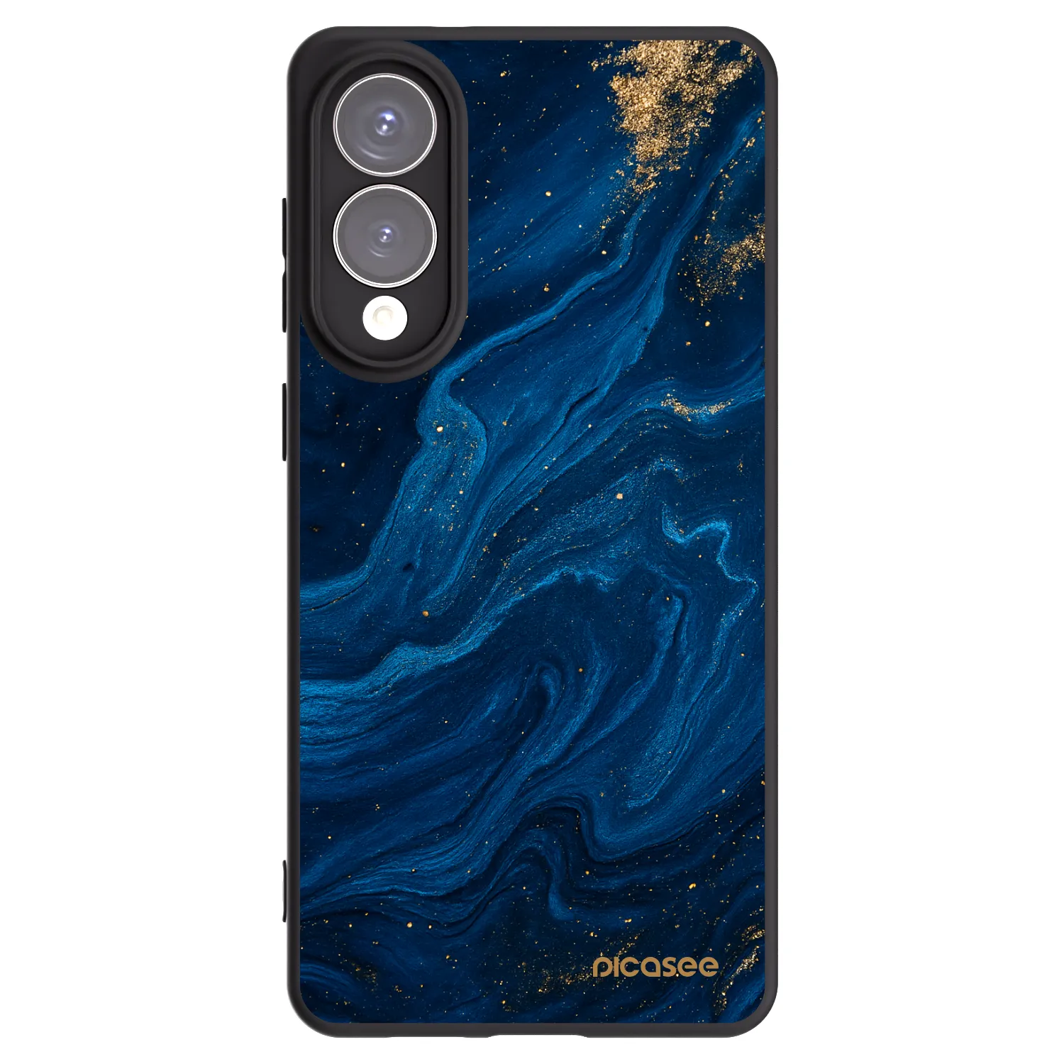 Picasee Μαύρη θήκη σιλικόνης για Samsung Galaxy S25 Edge 5G - Blue