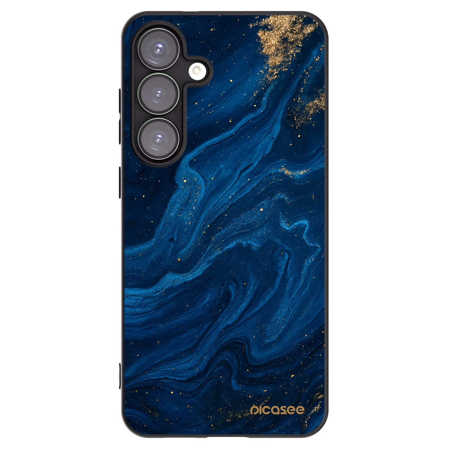 Picasee Μαύρη θήκη σιλικόνης για Samsung Galaxy S25+ 5G - Blue