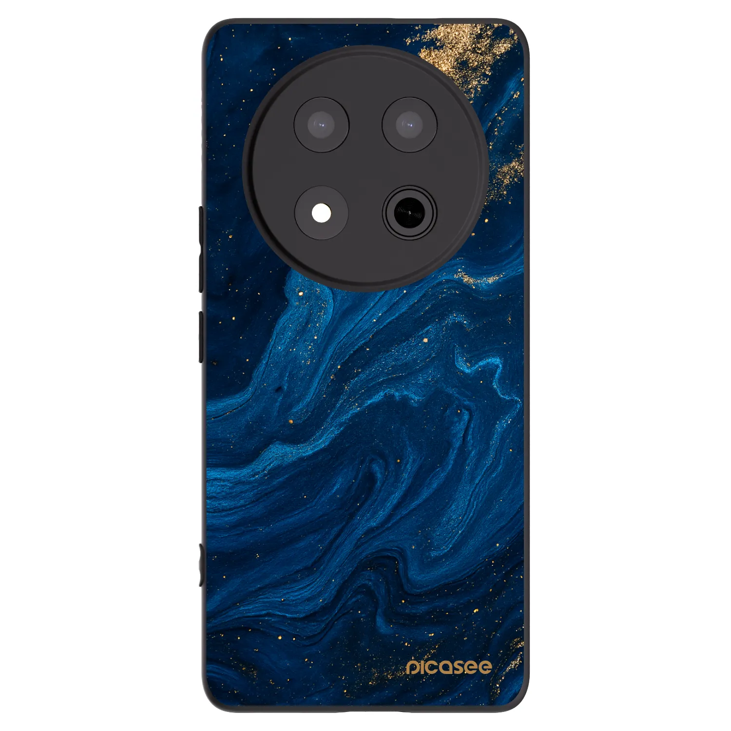 Picasee Μαύρη θήκη σιλικόνης για Honor Magic7 Lite 5G - Blue