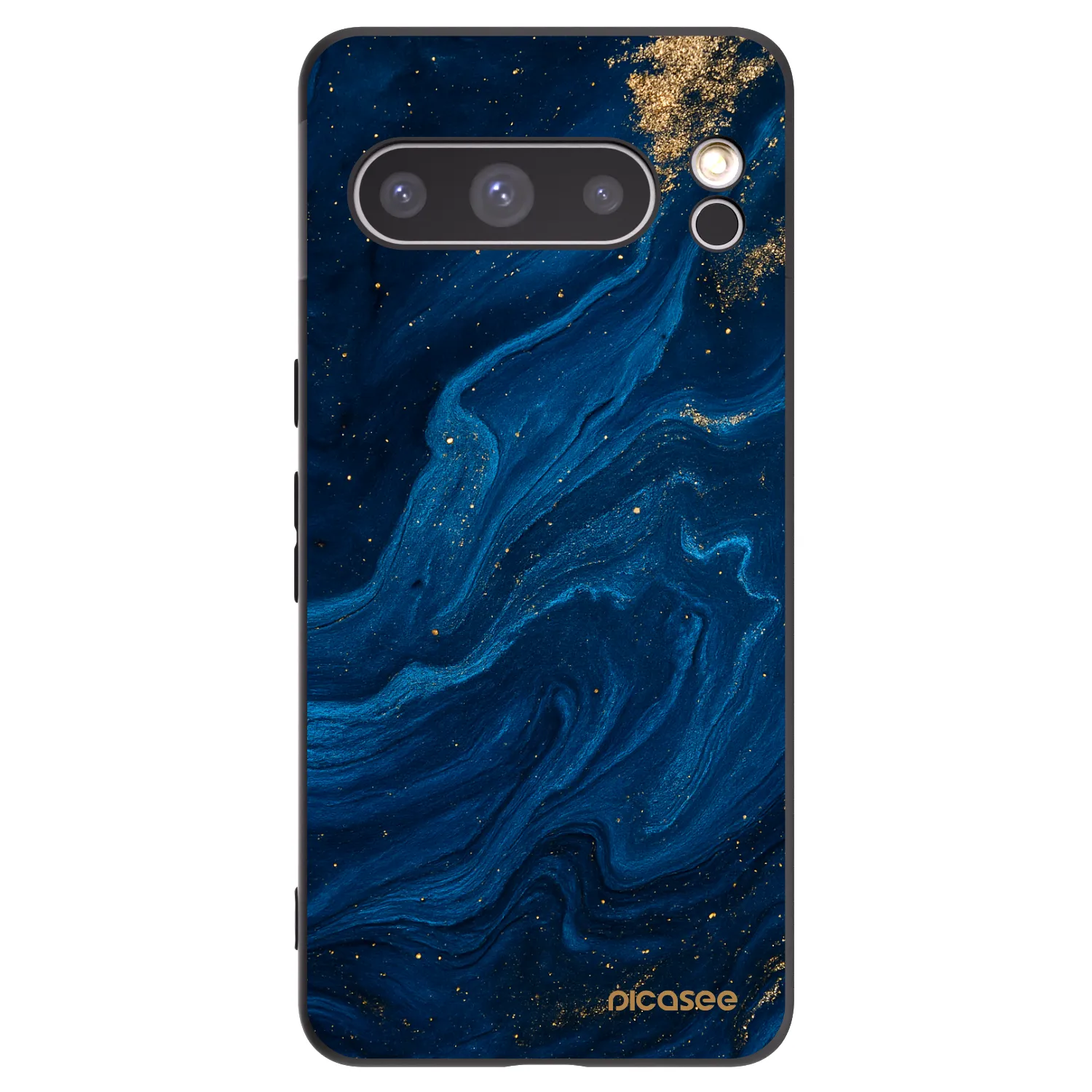 Picasee Μαύρη θήκη σιλικόνης για Google Pixel 8 Pro - Blue