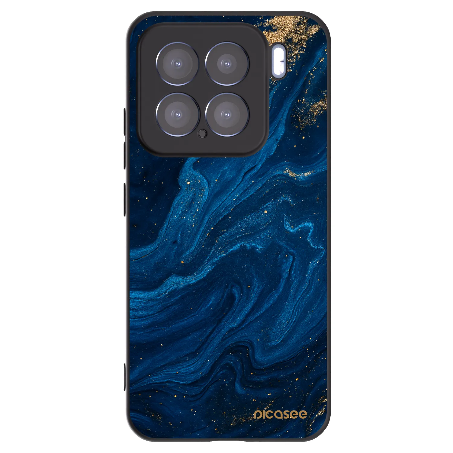 Picasee Μαύρη θήκη σιλικόνης για Xiaomi 15 - Blue