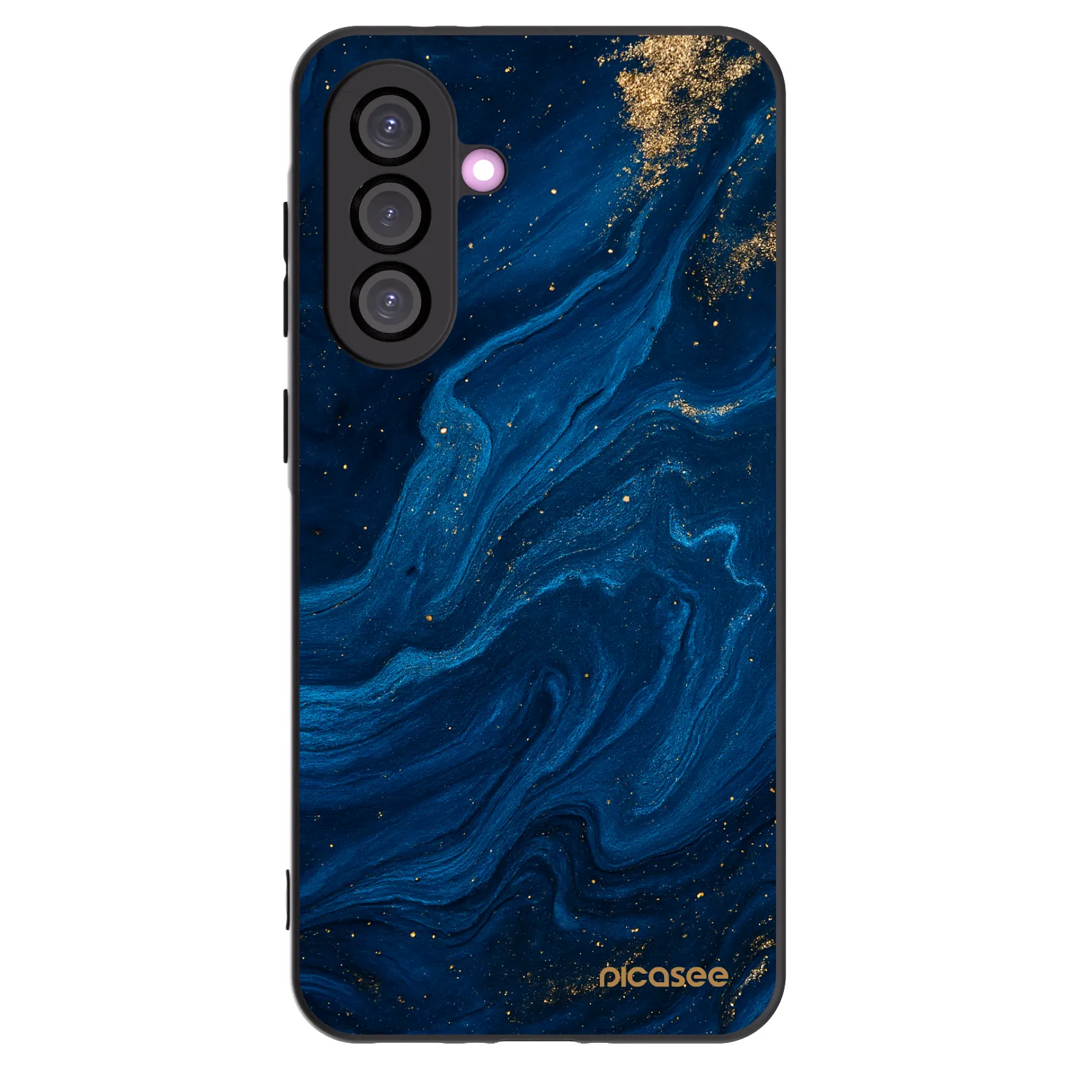 Picasee Μαύρη θήκη σιλικόνης για Samsung Galaxy A36 5G - Blue